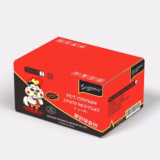 Saveur de poulet épicé chinois Ramen coréen Fast Food instantané goût similaire aux nouilles de marque coréenne